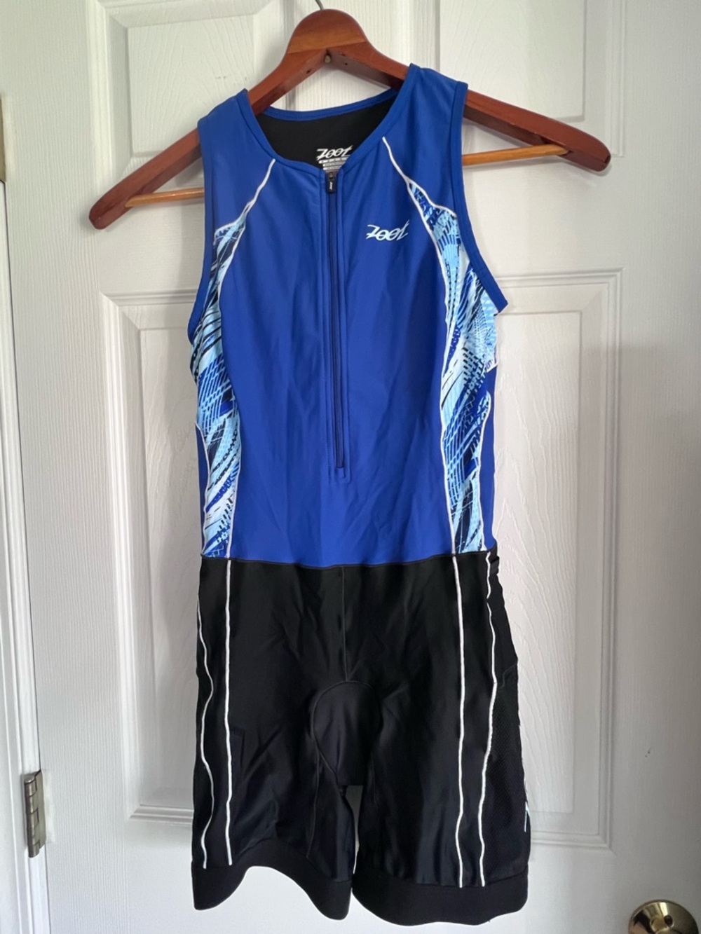 Zoot Royal Blue & Black Sleeveless Tri Suit